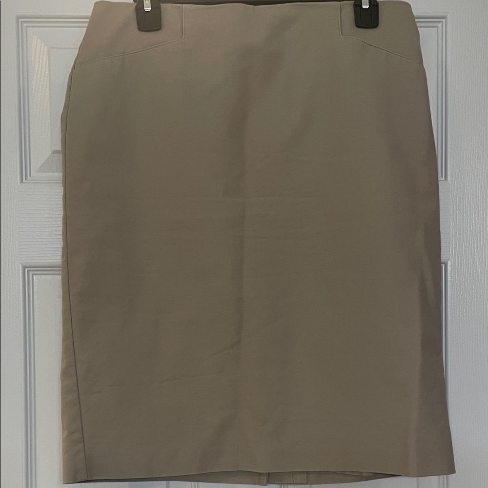 Van Heusen Women's Beige Pencil Skirt